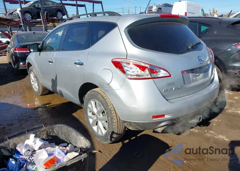 2013 Nissan Murano Sv z USA, uszkodzony, nr VIN JN8AZ1MW9DW315708